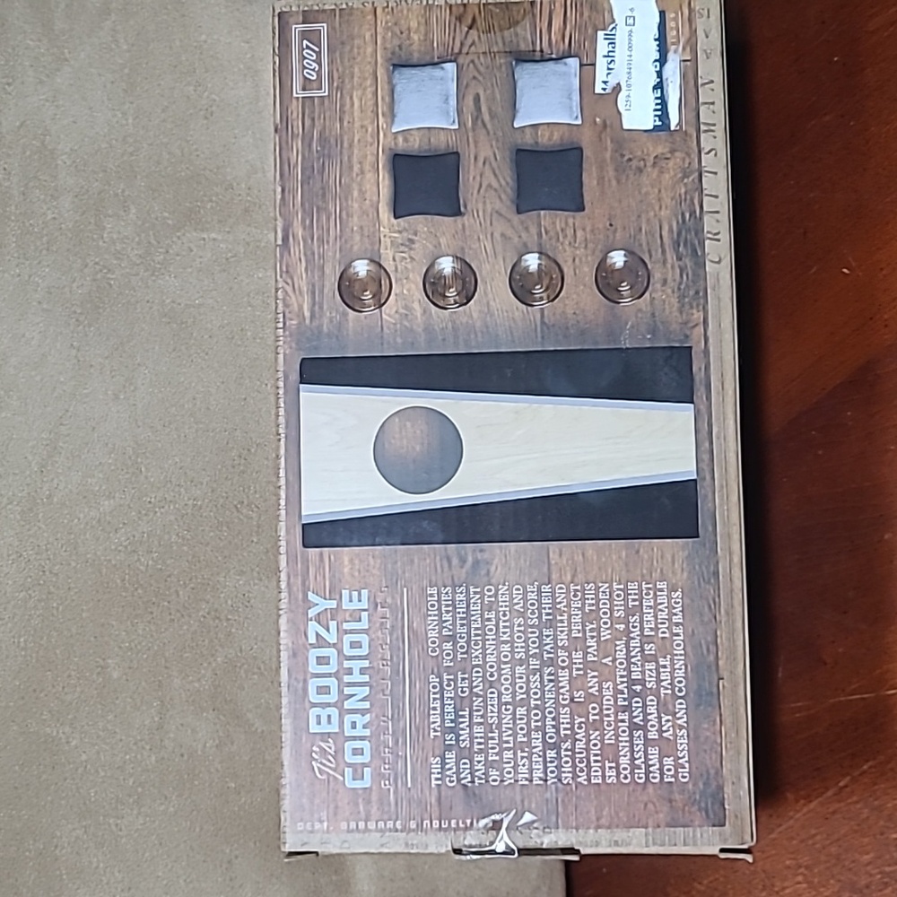 The Kraftsman Co. Boozy Cornhole Game - Picture 2 of 3